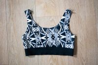 Bustier Crop Top Bralette / Monki / schwarz weiß graphic / Gr. S Nordrhein-Westfalen - Recklinghausen Vorschau