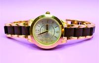 Schmuck,Damenuhr,Armbanduhr,Schmuckuhr,schwarz,gold Bremen - Schwachhausen Vorschau