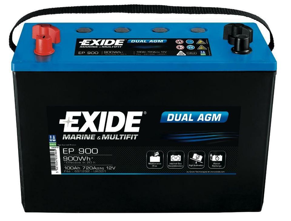 ✅EXIDE-AUTOBATTERIE-VW-AUDI-BMW-MERCEDES-FORD-OPEL-LKW in Bielefeld