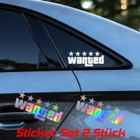 2x Auto Aufkleber wanted Gaming Fun Gamer Tuningsticker JDM Stern Münster (Westfalen) - Wolbeck Vorschau