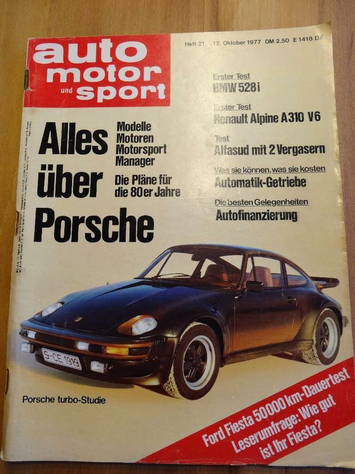 PORSCHE 911 Alles über Porsche AMS Heft 21/1977 in Großefehn