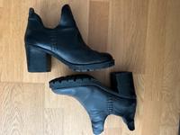 Stiefeletten schwarz Leder Größe 40 Baden-Württemberg - Schwetzingen Vorschau