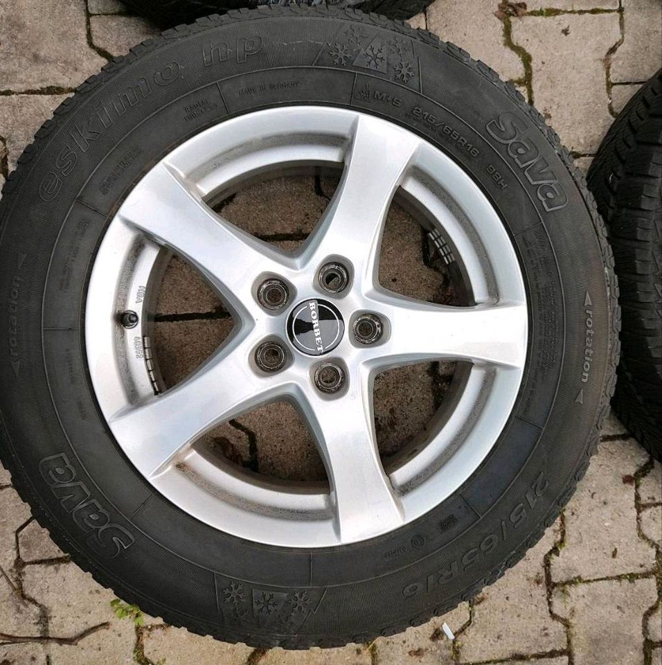 Winterräder Ford Kuga Borbet F 6,5x16 ET50 215/65 R16 mit ABE in Hilden