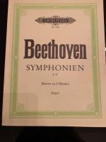 Beethoven Symphonien 1-5 Klavier zu 2 Händen Noten Hessen - Bad Homburg Vorschau