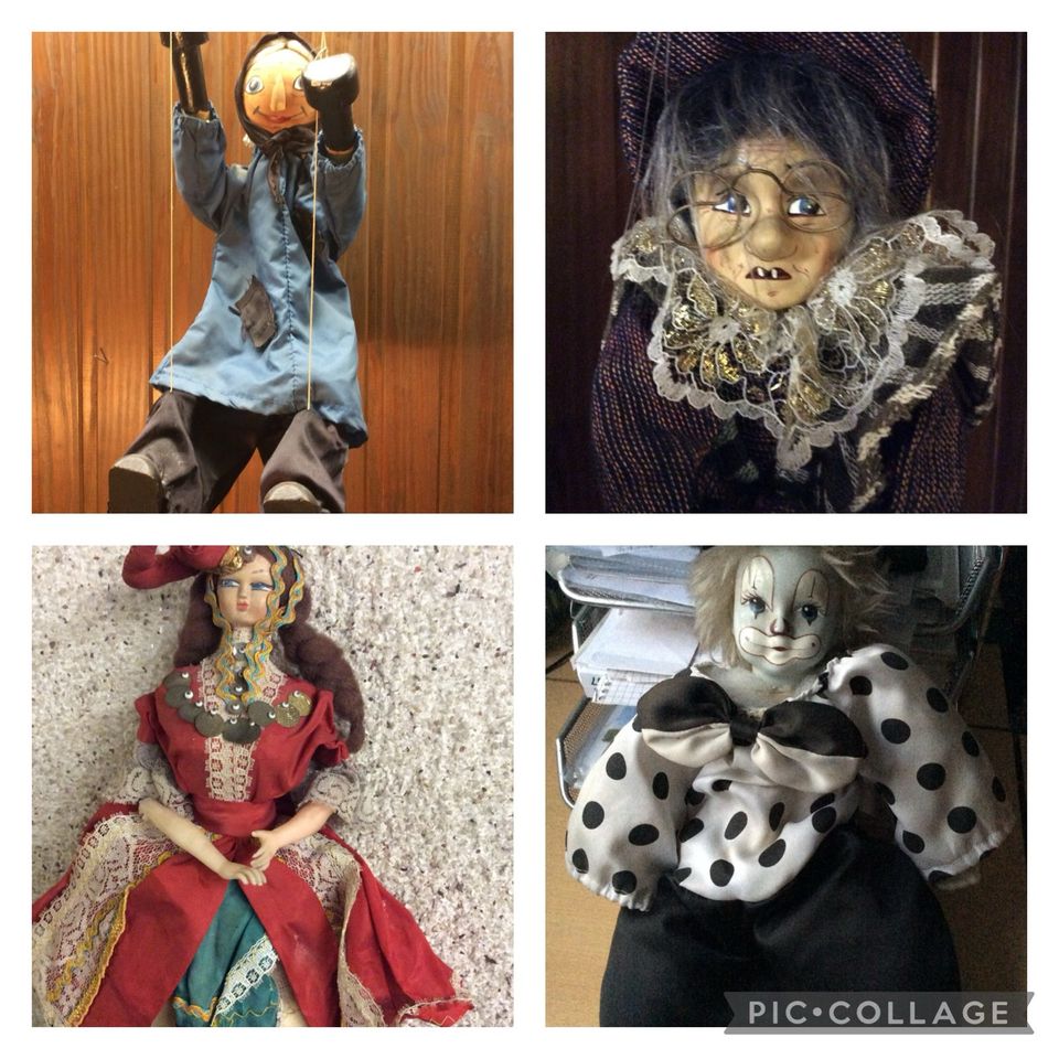 Verschiedene Puppen in Köln