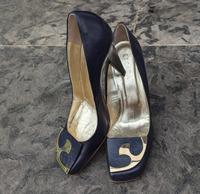 Elegante Escada Pumps High-Heels Leder blau Größe 41 München - Bogenhausen Vorschau