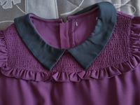 mint&berry Blusenkleid -Aubergine mit Kragen Gr. S-M / 36-38 Baden-Württemberg - Tübingen Vorschau