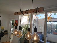 Stylishe Hängelampe aus Holz mit 4 Glühbirnen für Selbstabholer Berlin - Pankow Vorschau