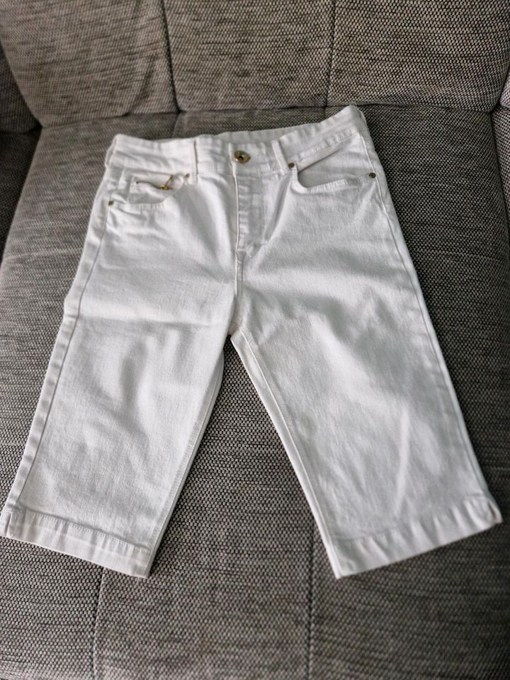 Denim H&M Damen Jeans stretch cremeweiß Gr 36 Sommer Sonne Urlaub in Straelen