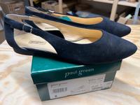 Paul Green Ballerinas Schuhe Samtziege dunkelblau Gr. 42 Bayern - Frauenau Vorschau