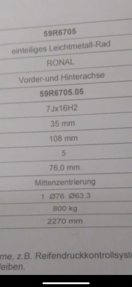 Felgen mit Reifen 205/55 R16 alu 5x108 R16 satz in Böhlen