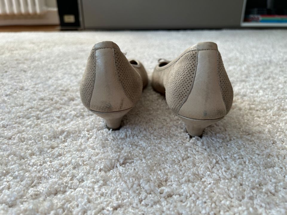 LARIO Sommer Ballerinas Pumps (Keilabsatz 4,5 cm) Gr. 38,5 Wedges in Düsseldorf