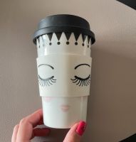 Kaffee to go Becher miss etoile Gesicht Wimpern Niedersachsen - Northeim Vorschau