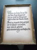 Alter Text im Glasrahmen Sachsen - Naunhof Vorschau