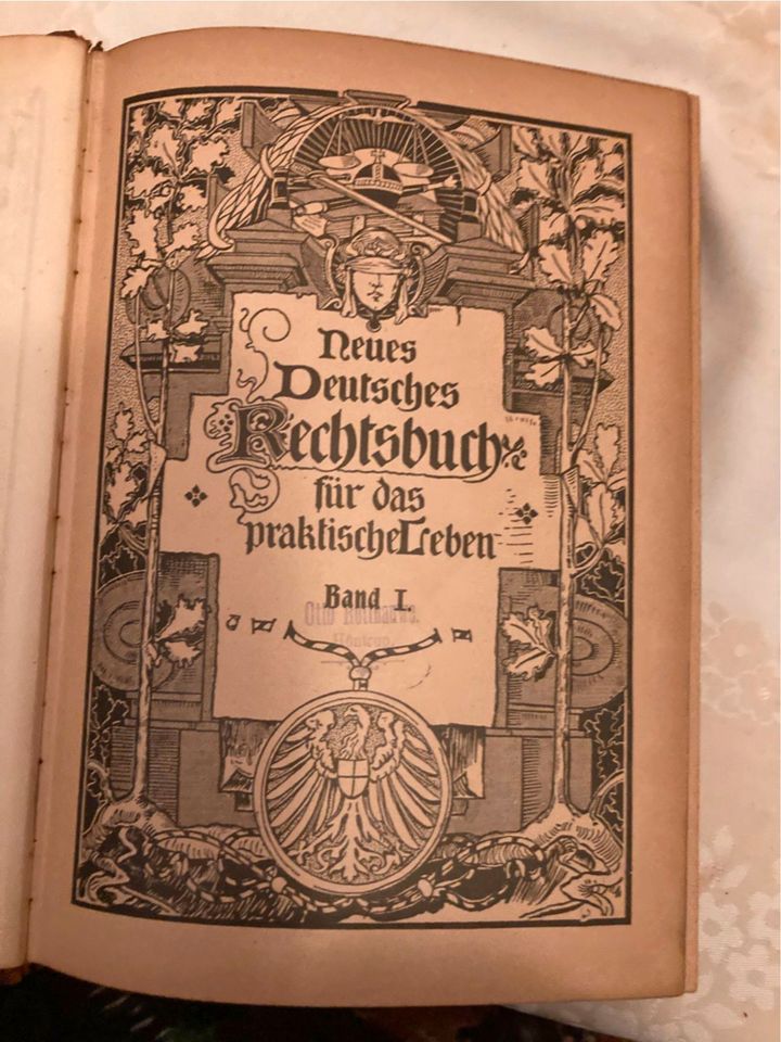 Bücher „Neues Deutsches Rechtsbuch“ für das praktische Leben,1901 in Bochum