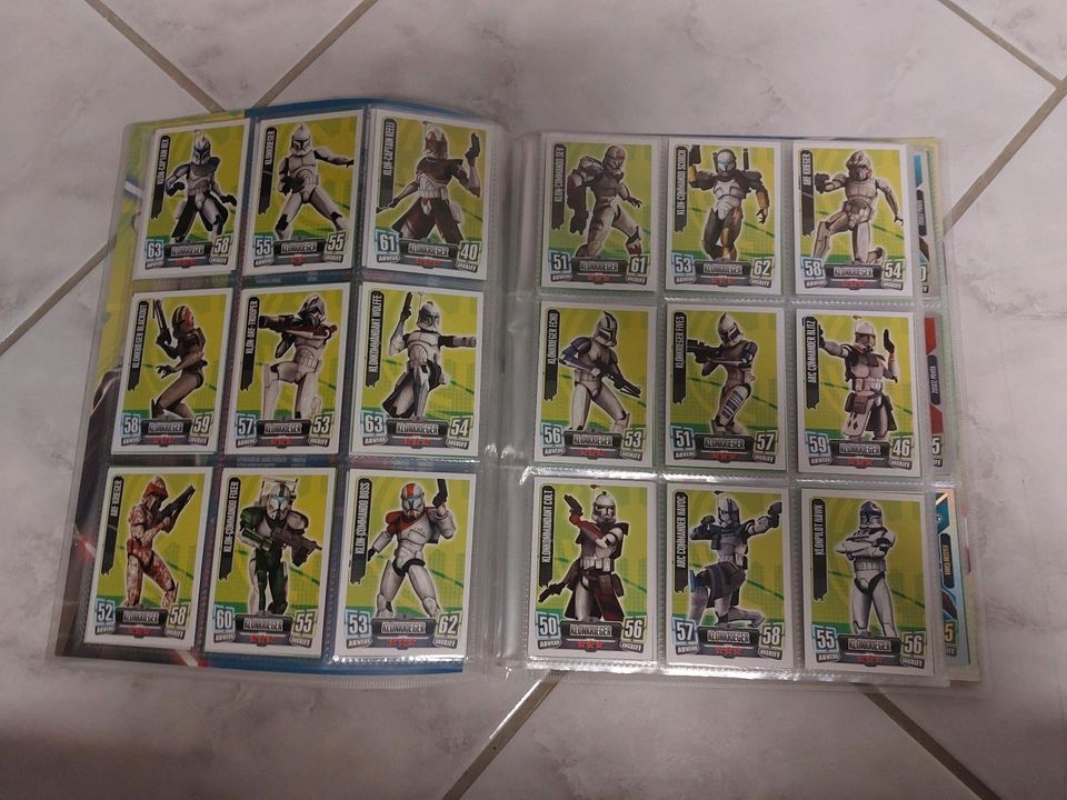 Star Wars Force Attax Serie 2 Sammelmappe und Karten in Haan