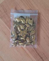 60 goldene Perlen in Blattform aus Metall Nordrhein-Westfalen - Werl Vorschau