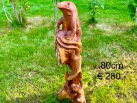 Waran 80cm Holzwaran Warane Reptilien Holz geschnitzt Essen - Essen-Werden Vorschau