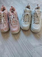 2 Paar  SNEAKER von Fila gr.40 weiss u rosa Nordrhein-Westfalen - Herten Vorschau