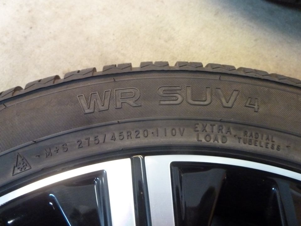 Original Volvo XC90 Winterräder 275/45R20 2x8 mm 2x7 mm Original Volvo Alufelgen 20" Np. 2.670,--EURO in Ilvesheim