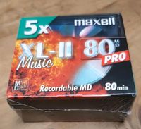 Maxell XL-II Pro 80 Minidisc OVP, 5 Stück Nordrhein-Westfalen - Grevenbroich Vorschau