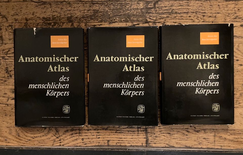 Anatomischer Atlas des menschlichen Körpers | Band 1-3 | 1971 in Köln