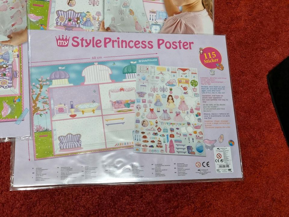 3 x neu zusammen 5 € My Style Princess Poster in Überherrn