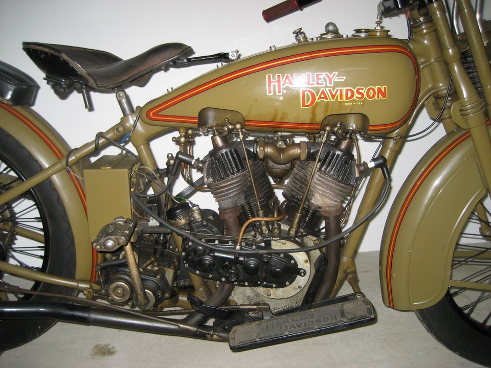 Harley Davidson JE 1925, Sportmodell, Board Track Racer, Oldtimer in Twistringen