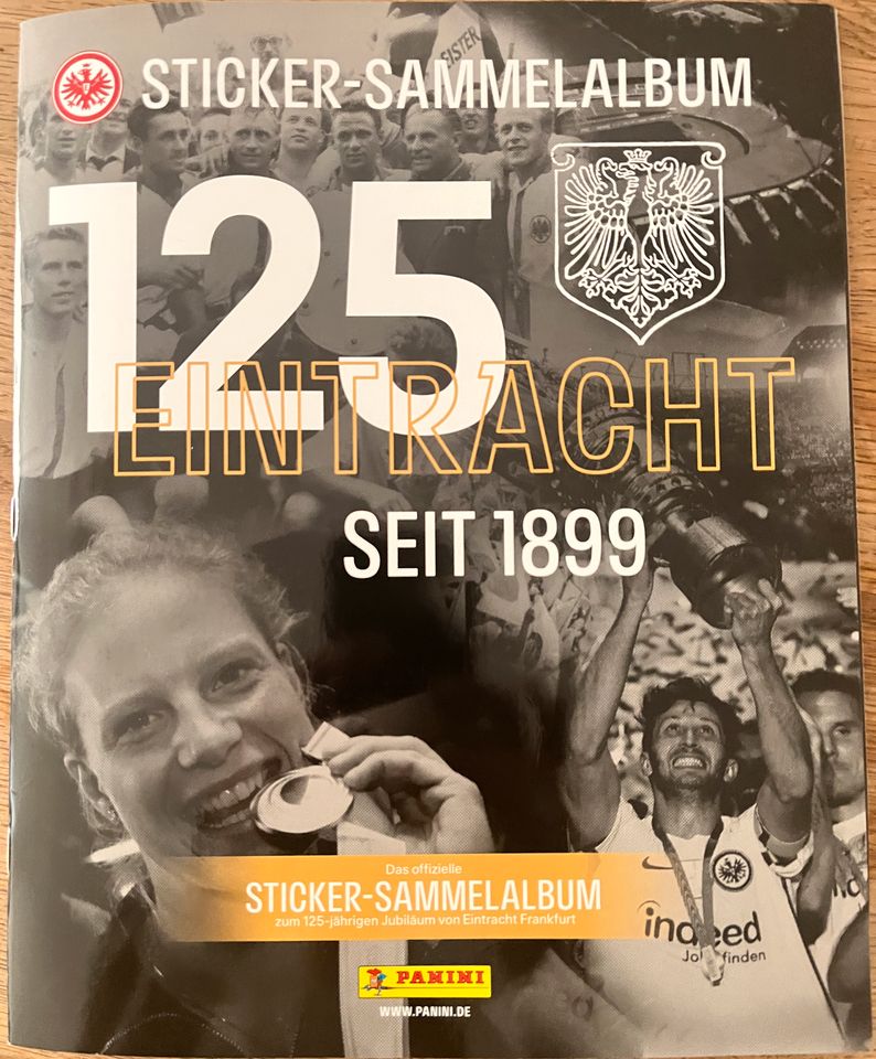 Suche / Biete 125 Jahre Eintracht Frankfurt Panini in Frankfurt am Main