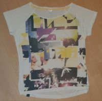 BENCH T-Shirt S Weiß AUFDRUCK Kurzarm Shirt DAMEN Gelb BILD Bunt Essen - Essen-Kray Vorschau