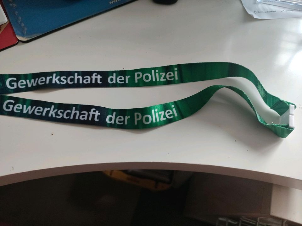 GEWERKSCHAFT DER POLIZEI Schlüssel /Ausweishalsband in Bad Soden am Taunus