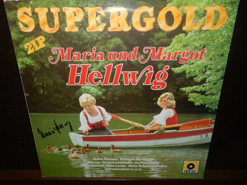 Schallplatte Maria und Margot Hellwig / Supergold in Olching