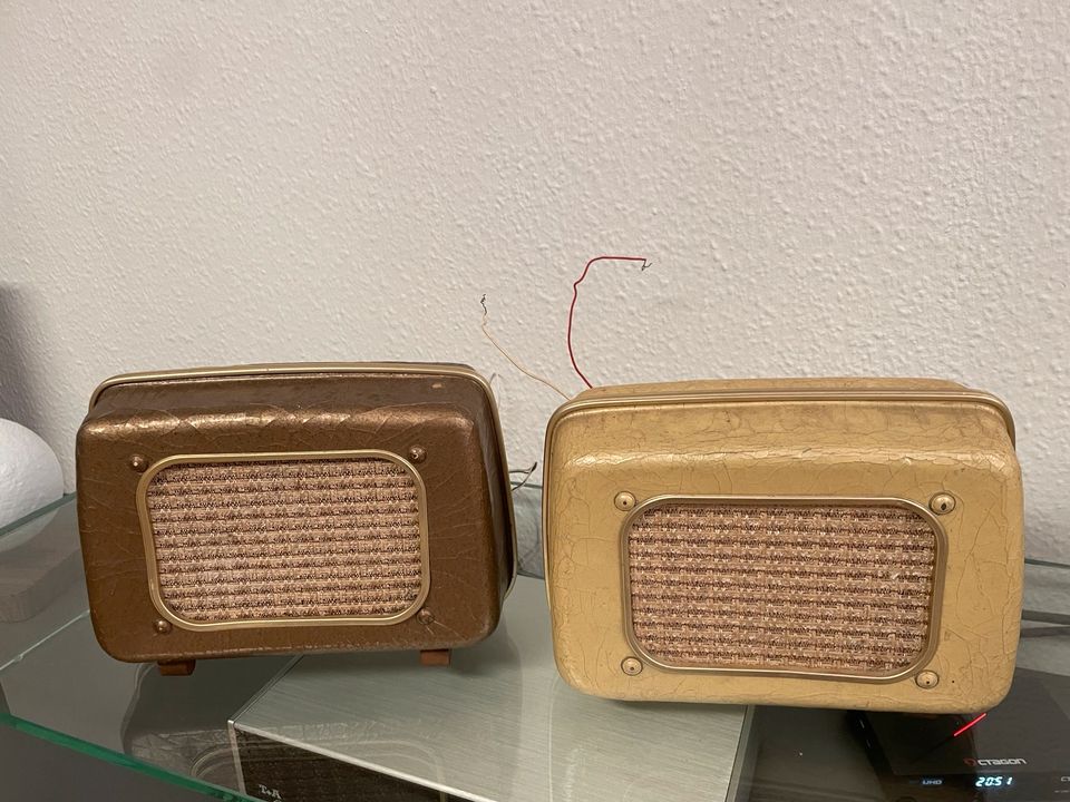 2 Isophon Isonetta Lautsprecher 50er Jahre fürs Röhrenradio mit in Mörfelden-Walldorf