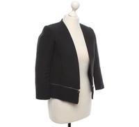 Schwarzer Designer Damenblazer/ Sandro/ silberner Reißverschluss Frankfurt am Main - Westend Vorschau