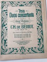 Beriot Duo op. 57 Violinen  Nr. 2 Notenbuch Stimmen Nordrhein-Westfalen - Ochtrup Vorschau