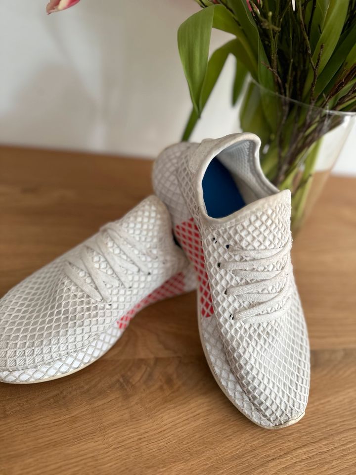 Adidas Sneaker Stoffschuhe weiss in Plauen