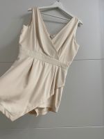 Jumpsuit Einteiler Creme kurz schick Hochzeit festlich Gr 36 Frankfurt am Main - Innenstadt Vorschau