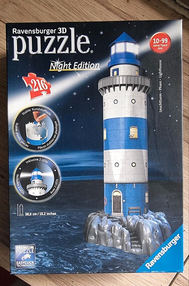 3D Puzzle Leuchtturm night edition Ravensburger in Herscheid