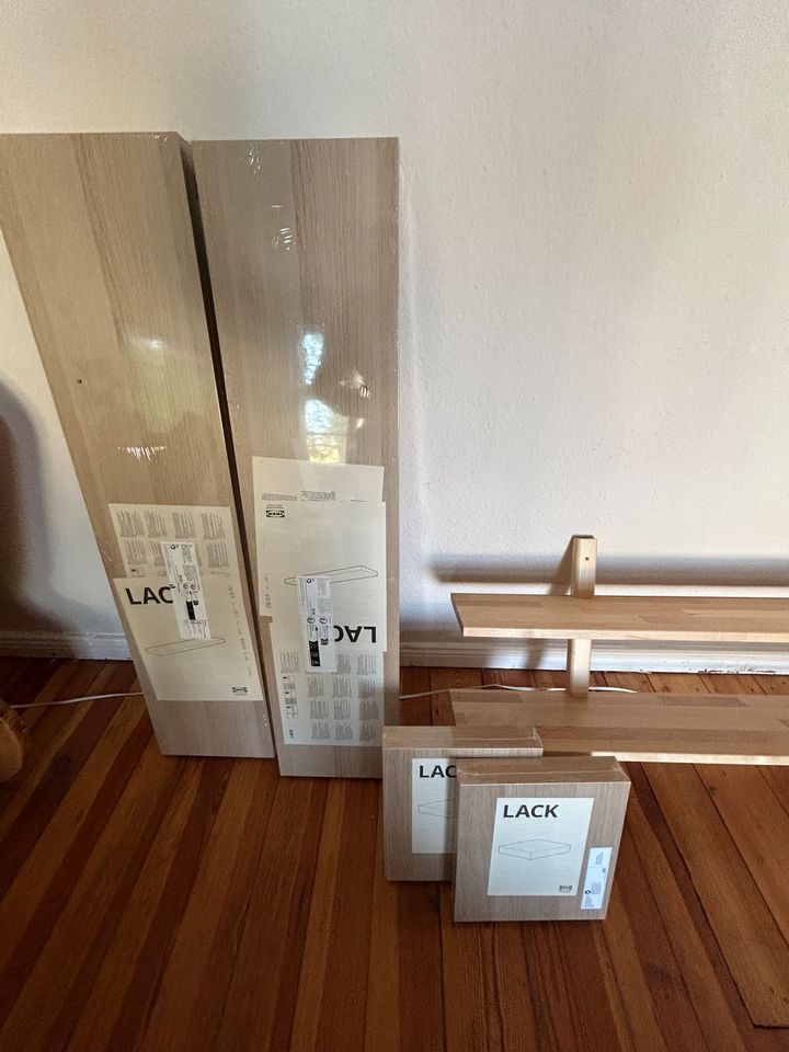 Lack Ikea Wandregale 2x klein 2x groß neu&verpackt in Berlin