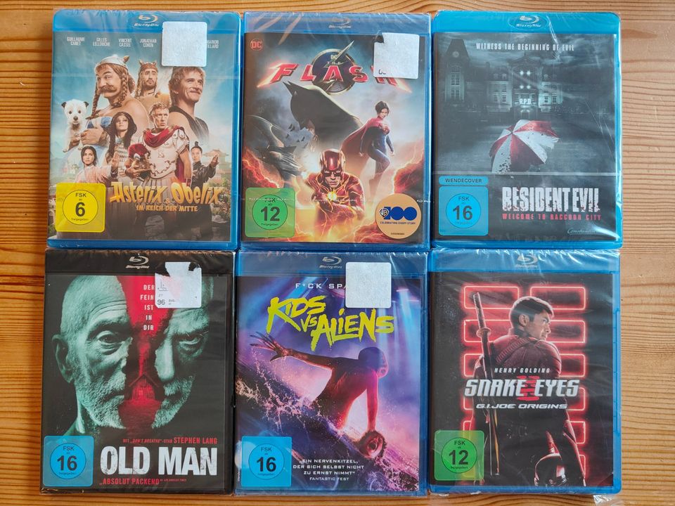 Bluray Flash Resident Evil Old Man Asterix & Obelix Kids vs Alien in Regenstauf