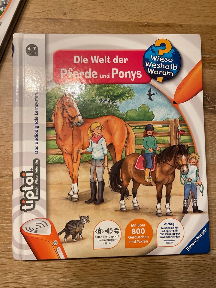 Tip toi Buch Weltatlas Pferde Ponys Leserabe in Burgstetten