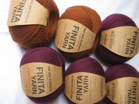 neu 6 knl we are knitters finita yarn 4 st weinrot und 2 st rost Bayern - Wolnzach Vorschau