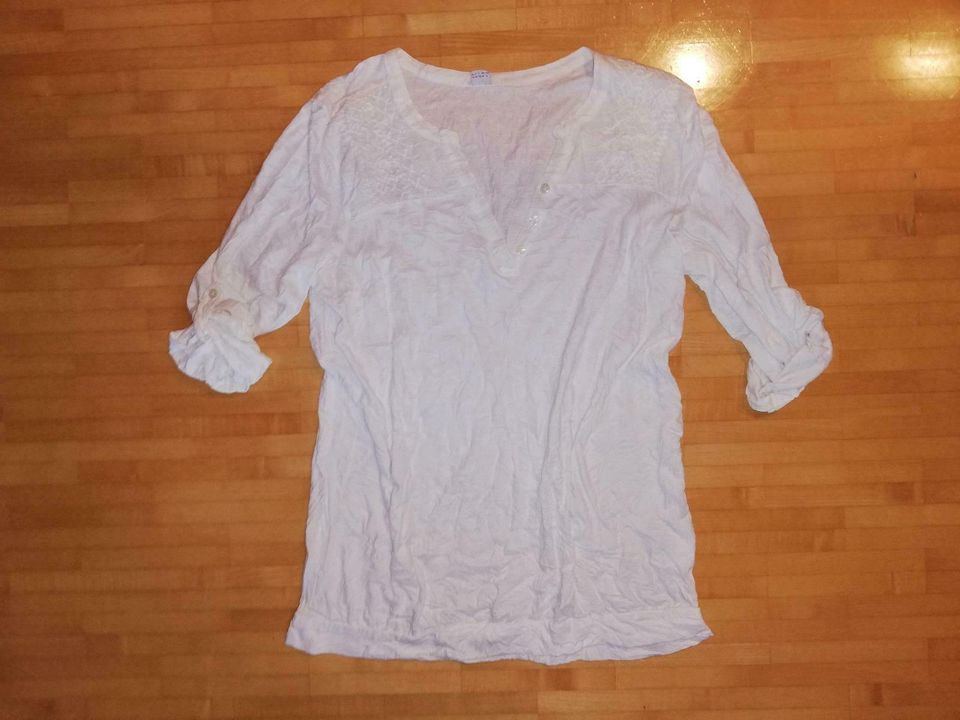 Bluse Shirt s. Oliver Gr. S 36 weiß in Gladenbach