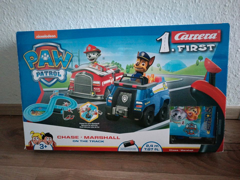 Carrera 1.first Paw Patrol mit Zusatzschienen in Weil am Rhein