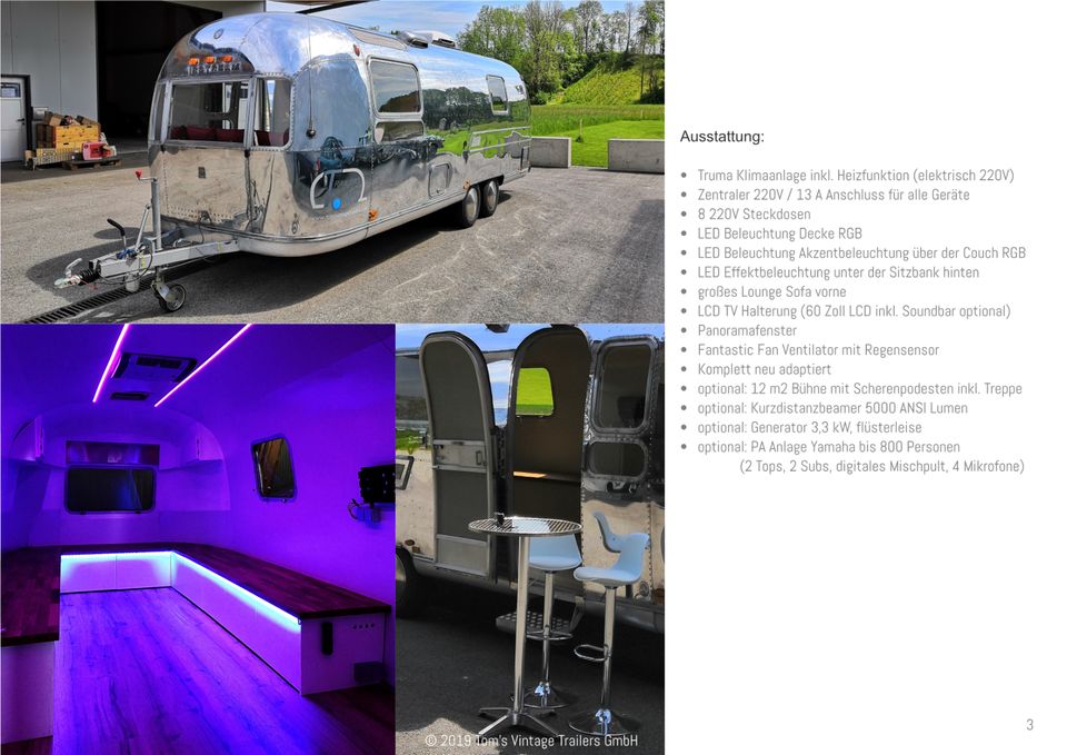 Airstream Overlander Eventmobil in Pocking