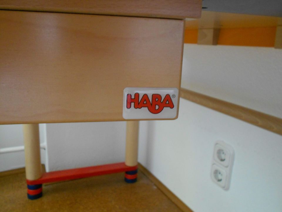 HABA Skibbel Schreibtisch-Set: Stuhl, Tisch, Rollcontainer in Aachen