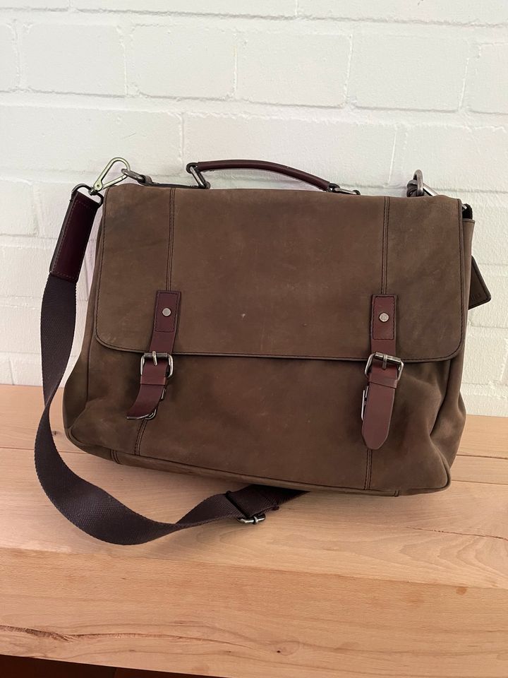 Tasche Leder unbenutzt Leonhard Heyden / WE Special in Neuss