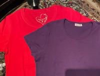 Basic Shirt Kurzarm STREET O Rundhals Baumwolle rot lila M L NEU Bayern - Amberg Vorschau