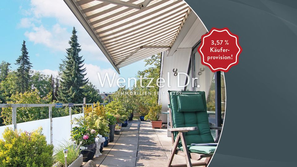 Traumhafte Penthousewohnung in Stockelsdorf - 60m² Dachterrasse und Pool in Stockelsdorf