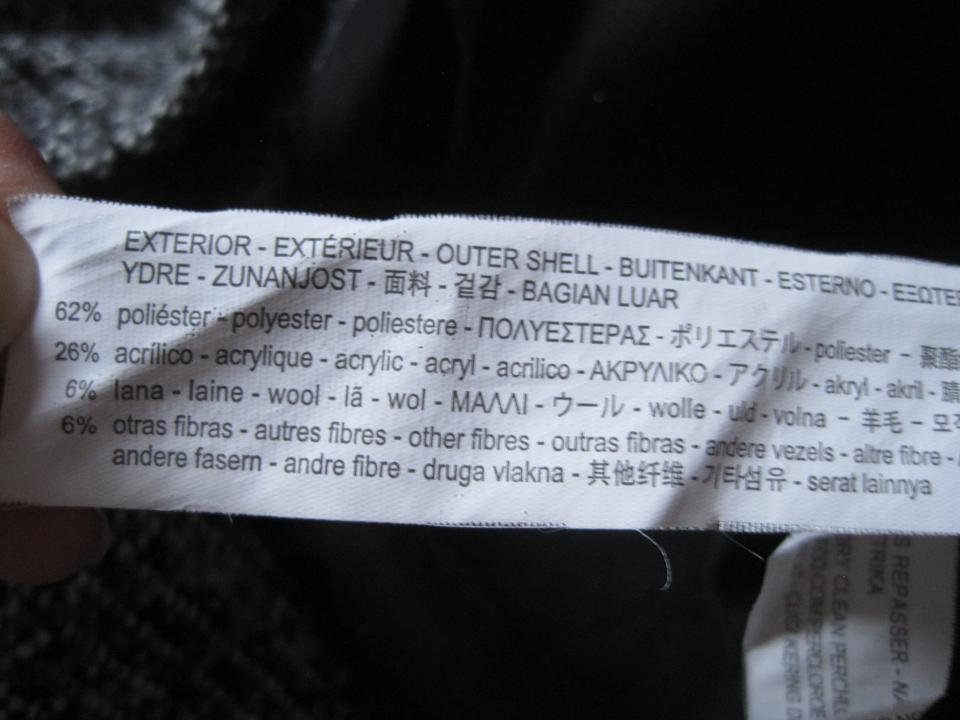 Zara Wolljacke meliert Kurzmantel Wolle Fischgrät Boho L in Hannover
